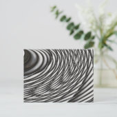 Abstracte kringen - hedendaagse moderne kunst briefkaart (Staand voorkant)