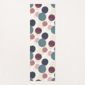 Abstracte kringen in pastel en goud yogamat (Voorkant)