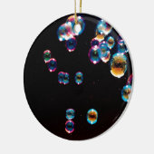 Abstracte kristal reflecteert regen keramisch ornament (Links)
