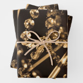 Abstracte kristalkroonluchter inpakpapier vel (In situ)