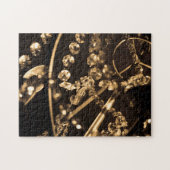 Abstracte kristalkroonluchter legpuzzel (Horizontaal)