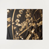 Abstracte kristalkroonluchter wandkleed (Voorkant (horizontaal))