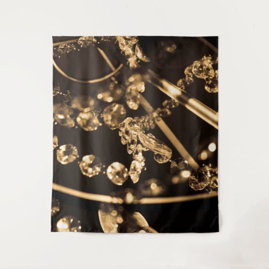 Abstracte kristalkroonluchter wandkleed (Voorkant)