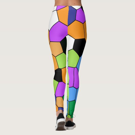 Abstracte kristallen achtergrond leggings (Achterkant)