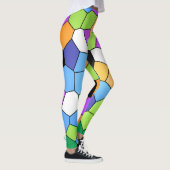 Abstracte kristallen achtergrond leggings (Rechts)