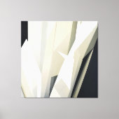 Abstracte Kristallijne Geometrie Canvas Afdruk (Voorkant)