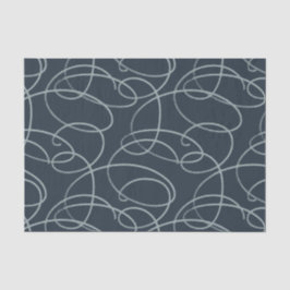Abstracte kronkelende wijnstok | Elegante lijnteke Tissuepapier