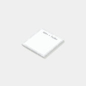 Abstracte kronkelende wijnstok moderne notities & post-it® notes (Schuin)