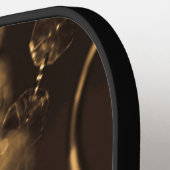 Abstracte kroonluchter pickleball paddle (Links Detail)