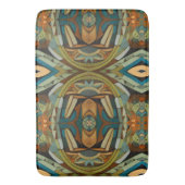 Abstracte kubist geïnspireerd op art deco 4 badmat (Voorkant Verticaal)