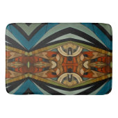 Abstracte kubist geïnspireerd op art deco 5 badmat (Voorkant)