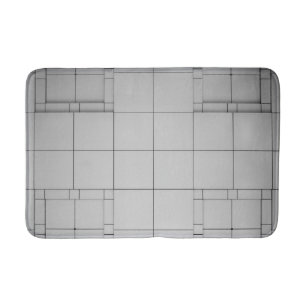 Abstracte kubussen badmat