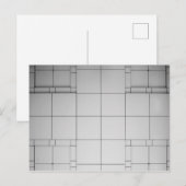 Abstracte kubussen briefkaart (Voorkant / Achterkant)