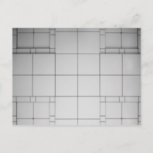 Abstracte kubussen briefkaart