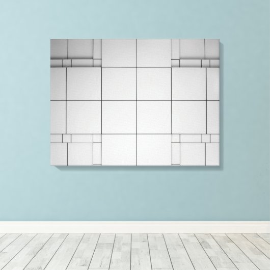 Abstracte kubussen canvas afdruk (Insitu (Houten vloer))