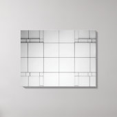 Abstracte kubussen canvas afdruk (Voorkant)
