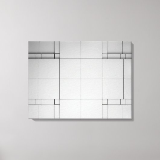 Abstracte kubussen canvas afdruk (Voorkant)