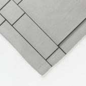 Abstracte kubussen fleece deken (Hoek)