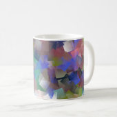 Abstracte kubussen koffiemok (Voorkant rechts)