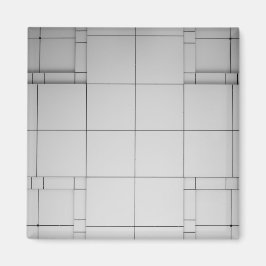 Abstracte kubussen magneet