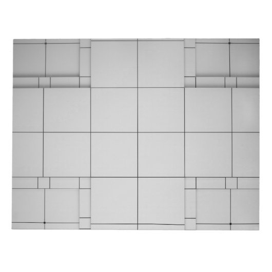 Abstracte kubussen notitieblok (Voorkant)