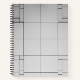 Abstracte kubussen notitieboek