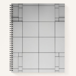 Abstracte kubussen notitieboek