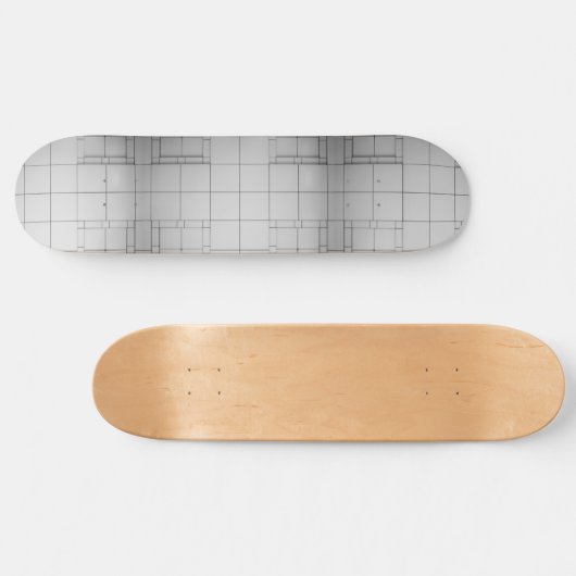 Abstracte kubussen persoonlijk skateboard (Horizontaal)