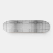 Abstracte kubussen persoonlijk skateboard (Horizontaal)