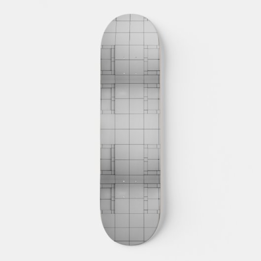 Abstracte kubussen persoonlijk skateboard (Voorkant)