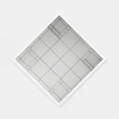 Abstracte kubussen servet (Hoek)