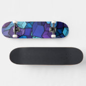 Abstracte kubussen skateboard (Horizontaal)