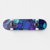 Abstracte kubussen skateboard (Horizontaal)