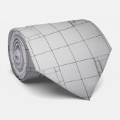 Abstracte kubussen stropdas (Opgerold)