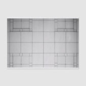 Abstracte kubussen tissuepapier (Voorkant)