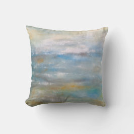 Abstracte kuddebedekking langs de kust kussen