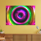 Abstracte Kunst 113 Ingepakte Canvas Opties Afdruk (Insitu (Woonkamer))