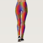 Abstracte Kunst 121 Broek Leggings (Achterkant)