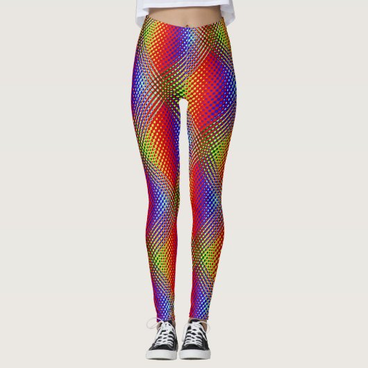 Abstracte Kunst 121 Broek Leggings (Voorkant)