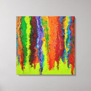 Abstracte Kunst 122 Ingepakt Canvas Afdruk