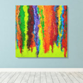 Abstracte Kunst 122 Ingepakt Canvas Afdruk (Insitu (Houten vloer))