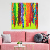 Abstracte Kunst 122 Ingepakt Canvas Afdruk (Insitu (Woonkamer))