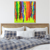 Abstracte Kunst 122 Ingepakt Canvas Afdruk (Insitu (Slaapkamer))
