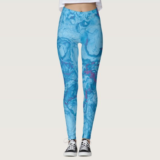 Abstracte Kunst 124 Broek Leggings (Voorkant)