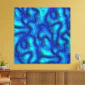 Abstracte Kunst 127 Canvas Afdruk (Insitu (Woonkamer))
