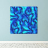 Abstracte Kunst 127 Canvas Afdruk (Insitu (Houten vloer))