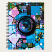 Abstracte Kunst 151 Spiraal Week-/Maandplanner Planner (Voorkant)