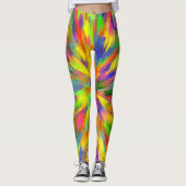 Abstracte Kunst 168 Broek Leggings (Voorkant)