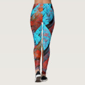 Abstracte Kunst 169 Broek Leggings (Achterkant)