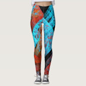 Abstracte Kunst 169 Broek Leggings (Voorkant)